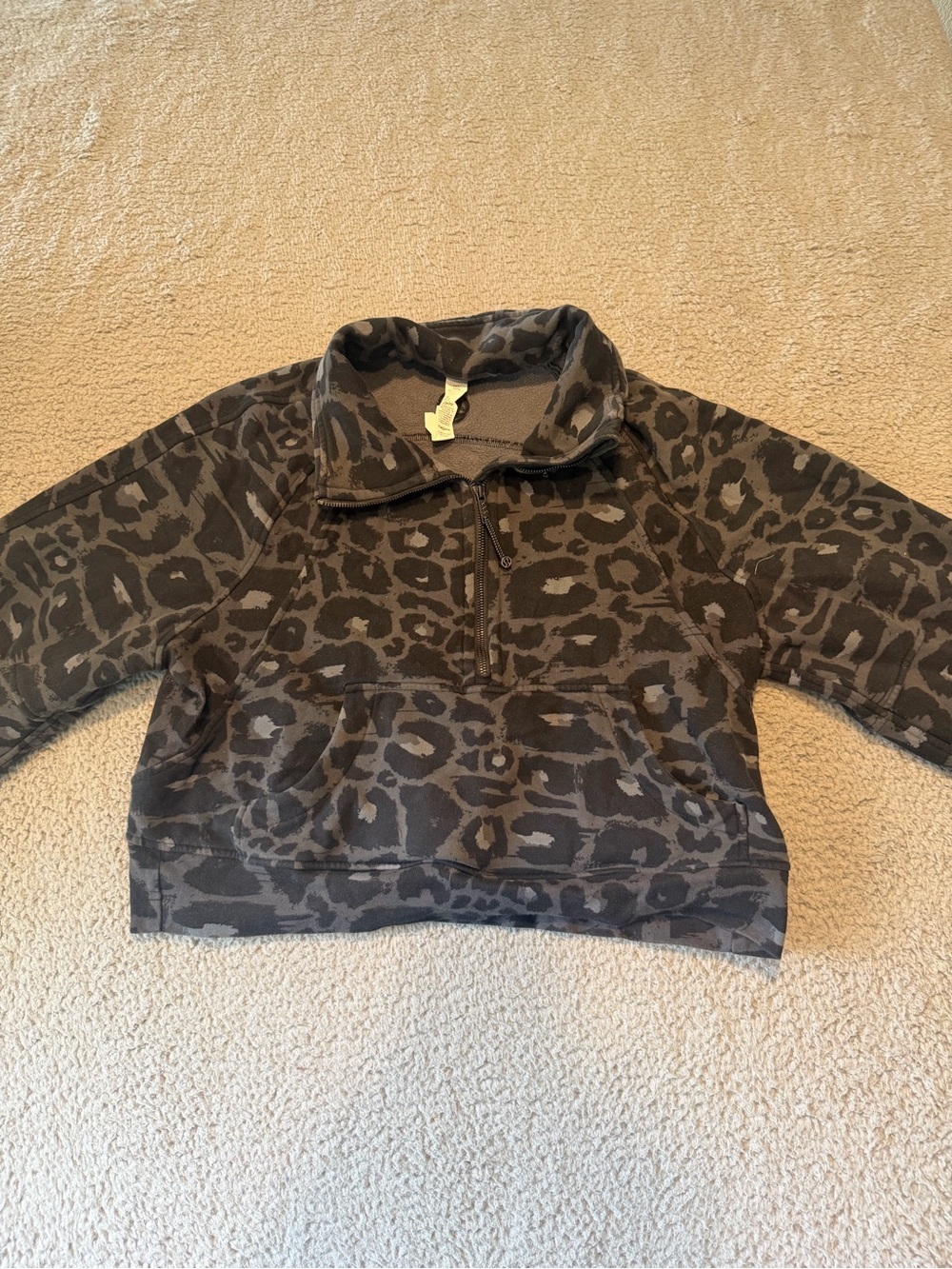 Scuba Oversized Half-Zip Hoodie size M/L